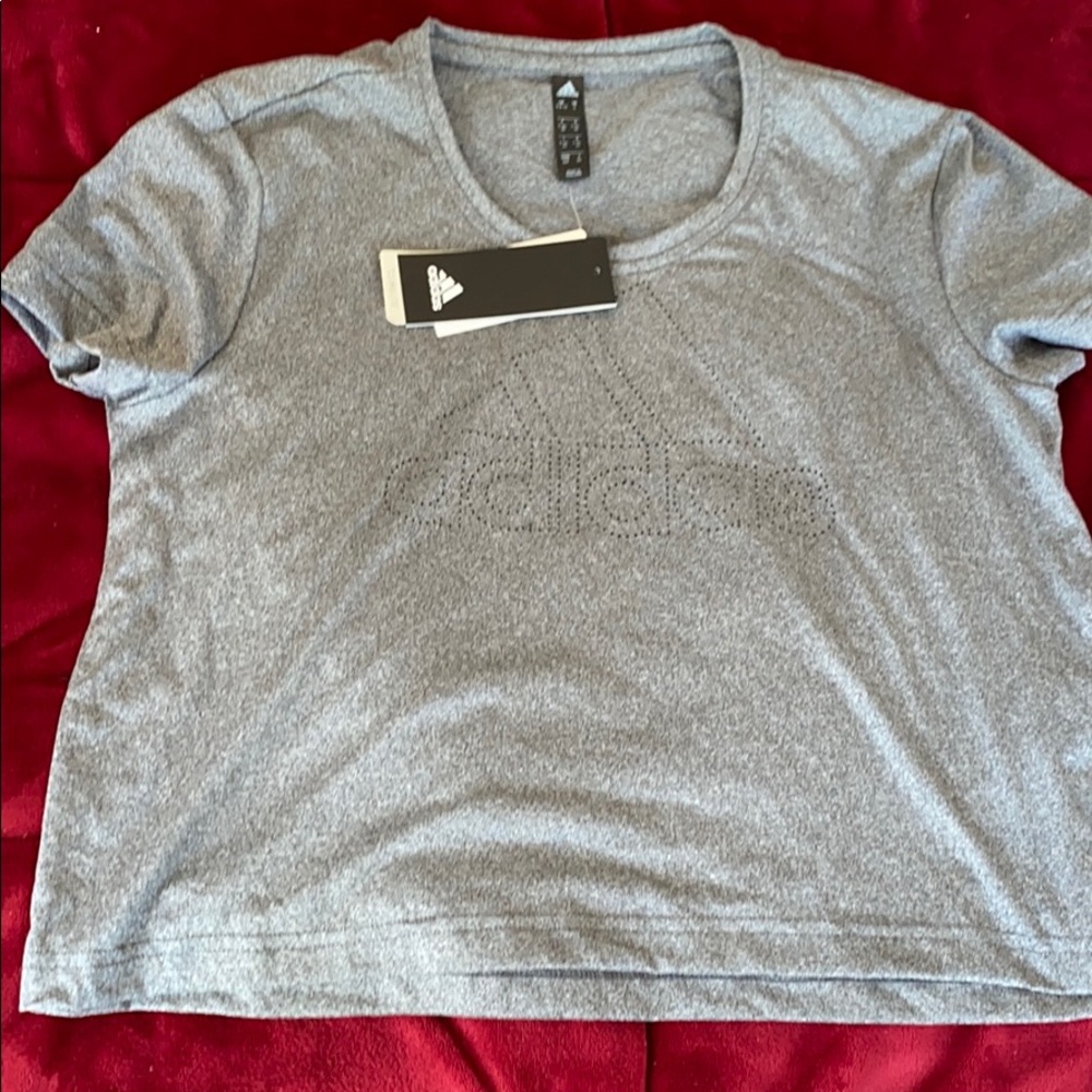 Adidas crop top workout top NWT